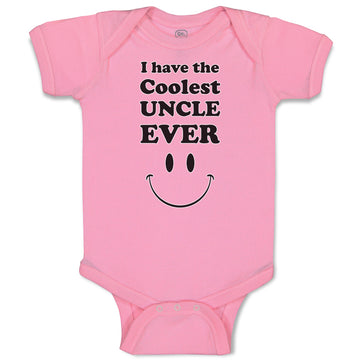 Baby Clothes I Have The Coolest Uncle Ever Baby Bodysuits Boy & Girl Cotton