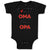 Baby Clothes I Love My Oma and Opa Grandpa Grandfather Baby Bodysuits Cotton