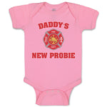 Baby Clothes Daddy's New Probie Cop Police Baby Bodysuits Boy & Girl Cotton