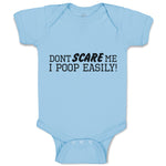 Baby Clothes Don T Scare Me I Poop Easily! Baby Bodysuits Boy & Girl Cotton