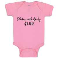 Baby Clothes Photos with Baby $ 1.00 Baby Bodysuits Boy & Girl Cotton