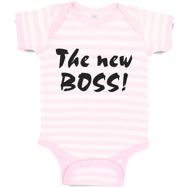 Baby Clothes The New Boss! Baby Bodysuits Boy & Girl Newborn Clothes Cotton