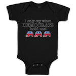 Baby Clothes I Only Cry When Democrats Hold Me! Baby Bodysuits Boy & Girl Cotton