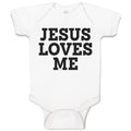 Baby Clothes Jesus Loves Me Baby Bodysuits Boy & Girl Newborn Clothes Cotton