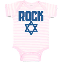 Baby Clothes Rock Symbol with Star Baby Bodysuits Boy & Girl Cotton