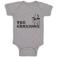 Baby Clothes The Grandson with Cross on Hand Holding Baby Bodysuits Cotton