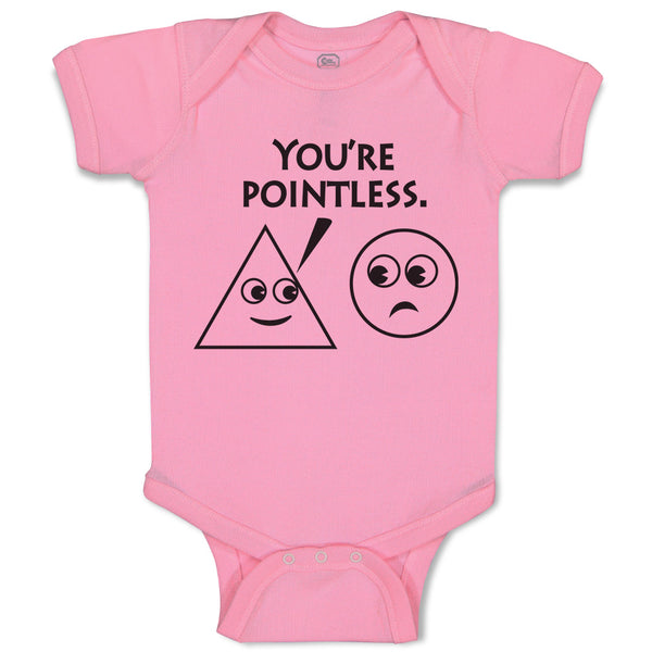 Baby Clothes You'Re Pointlesss. Baby Bodysuits Boy & Girl Newborn Clothes Cotton