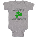 Baby Clothes Mommy's Lucky Charm Irish St Patrick's Irish Clover Style A Cotton