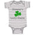 Baby Clothes Mommy's Lucky Charm Irish St Patrick's Irish Clover Style A Cotton