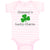 Baby Clothes Mommy's Lucky Charm Irish St Patrick's Irish Clover Style A Cotton