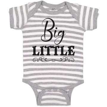 Baby Clothes Big Little Baby Bodysuits Boy & Girl Newborn Clothes Cotton