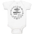 Baby Clothes I Am Fearfully and Wonderfully Made Pslam 139:14 Baby Bodysuits