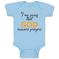 Baby Clothes I Am Proof That God Answers Prayers Baby Bodysuits Cotton