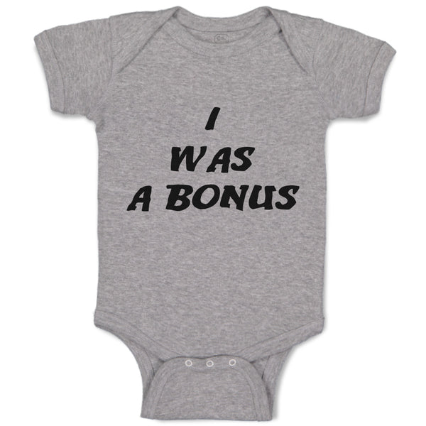 Baby Clothes I Was A Bonus Baby Bodysuits Boy & Girl Newborn Clothes Cotton