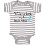 Baby Clothes I'Ll Take A Bottle of The House White Baby Bodysuits Cotton