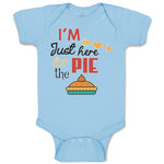 Baby Clothes I'M Just Here for The Pie Baby Bodysuits Boy & Girl Cotton