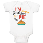 Baby Clothes I'M Just Here for The Pie Baby Bodysuits Boy & Girl Cotton