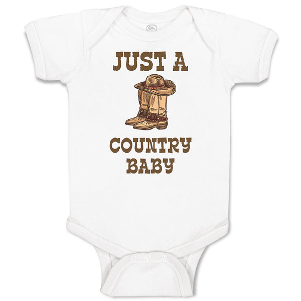 Baby Clothes Just A Country Baby Baby Bodysuits Boy & Girl Cotton