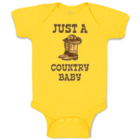 Baby Clothes Just A Country Baby Baby Bodysuits Boy & Girl Cotton