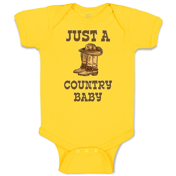 Baby Clothes Just A Country Baby Baby Bodysuits Boy & Girl Cotton