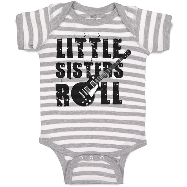 Baby Clothes Little Sisters Roll Baby Bodysuits Boy & Girl Cotton