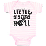 Baby Clothes Little Sisters Roll Baby Bodysuits Boy & Girl Cotton