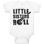 Baby Clothes Little Sisters Roll Baby Bodysuits Boy & Girl Cotton