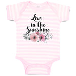 Baby Clothes Live in The Sunshine Baby Bodysuits Boy & Girl Cotton