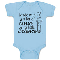 Baby Clothes Made with A Lot of Love A Little Science Baby Bodysuits Cotton