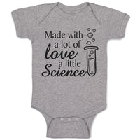 Baby Clothes Made with A Lot of Love A Little Science Baby Bodysuits Cotton