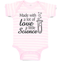 Baby Clothes Made with A Lot of Love A Little Science Baby Bodysuits Cotton