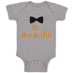 Baby Clothes Mr. Onederful Baby Bodysuits Boy & Girl Newborn Clothes Cotton