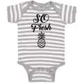 Baby Clothes So Fresh Pineapple Fruit Baby Bodysuits Boy & Girl Cotton