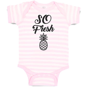 Baby Clothes So Fresh Pineapple Fruit Baby Bodysuits Boy & Girl Cotton