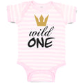 Baby Clothes Wild 1 Baby Bodysuits Boy & Girl Newborn Clothes Cotton