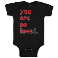 Baby Clothes You Are So Loved. Baby Bodysuits Boy & Girl Newborn Clothes Cotton