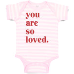 Baby Clothes You Are So Loved. Baby Bodysuits Boy & Girl Newborn Clothes Cotton