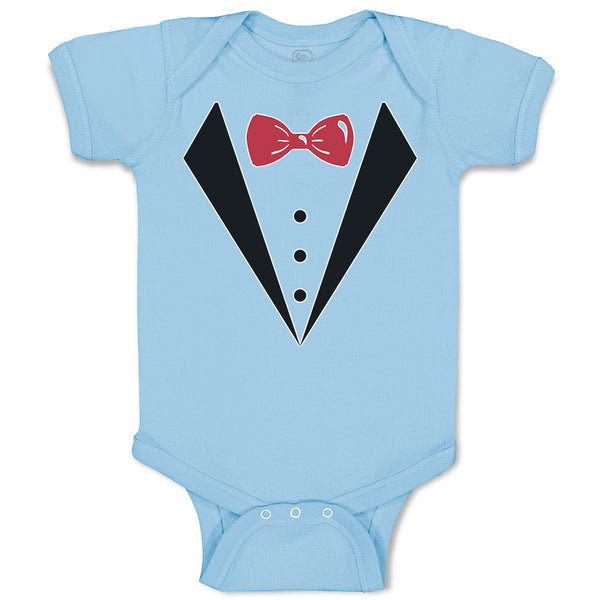 Cute Rascals Baby Clothes Coat Suit with Bow Tie Baby Bodysuit