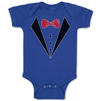 Baby Clothes Coat Suit with Bow Tie Baby Bodysuits Boy & Girl Cotton