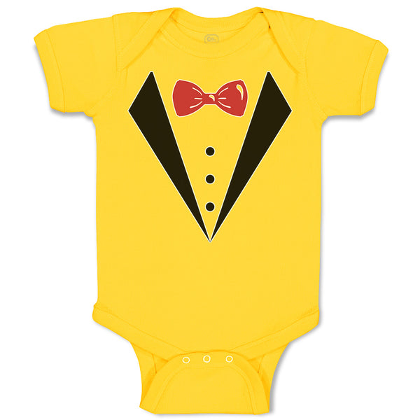 Baby Clothes Coat Suit with Bow Tie Baby Bodysuits Boy & Girl Cotton