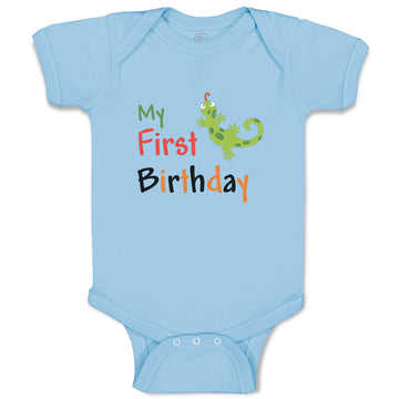 Baby Clothes Dino My First Birthday Dinosaur Holidays and Occasions Birthday