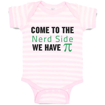 Baby Clothes Come to The Nerd Side Funny Humor Baby Bodysuits Boy & Girl Cotton