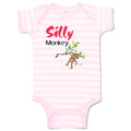 Baby Clothes Silly Monkey Animals Safari Baby Bodysuits Boy & Girl Cotton