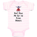 Baby Clothes Don'T Make Me Get The Flying Monkeys Funny Humor Baby Bodysuits