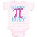 Baby Clothes Happy Pi Day Geek Nerd Baby Bodysuits Boy & Girl Cotton