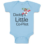 Baby Clothes Daddy's Little Co Pilot Plane Flying Dad Father's Day Cotton