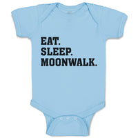 Baby Clothes Eat. Sleep. Moonwalk. Baby Bodysuits Boy & Girl Cotton