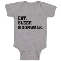 Baby Clothes Eat. Sleep. Moonwalk. Baby Bodysuits Boy & Girl Cotton