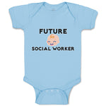 Baby Clothes Future Social Worker Baby Bodysuits Boy & Girl Cotton