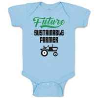 Baby Clothes Future Sustainable Farmer Baby Bodysuits Boy & Girl Cotton